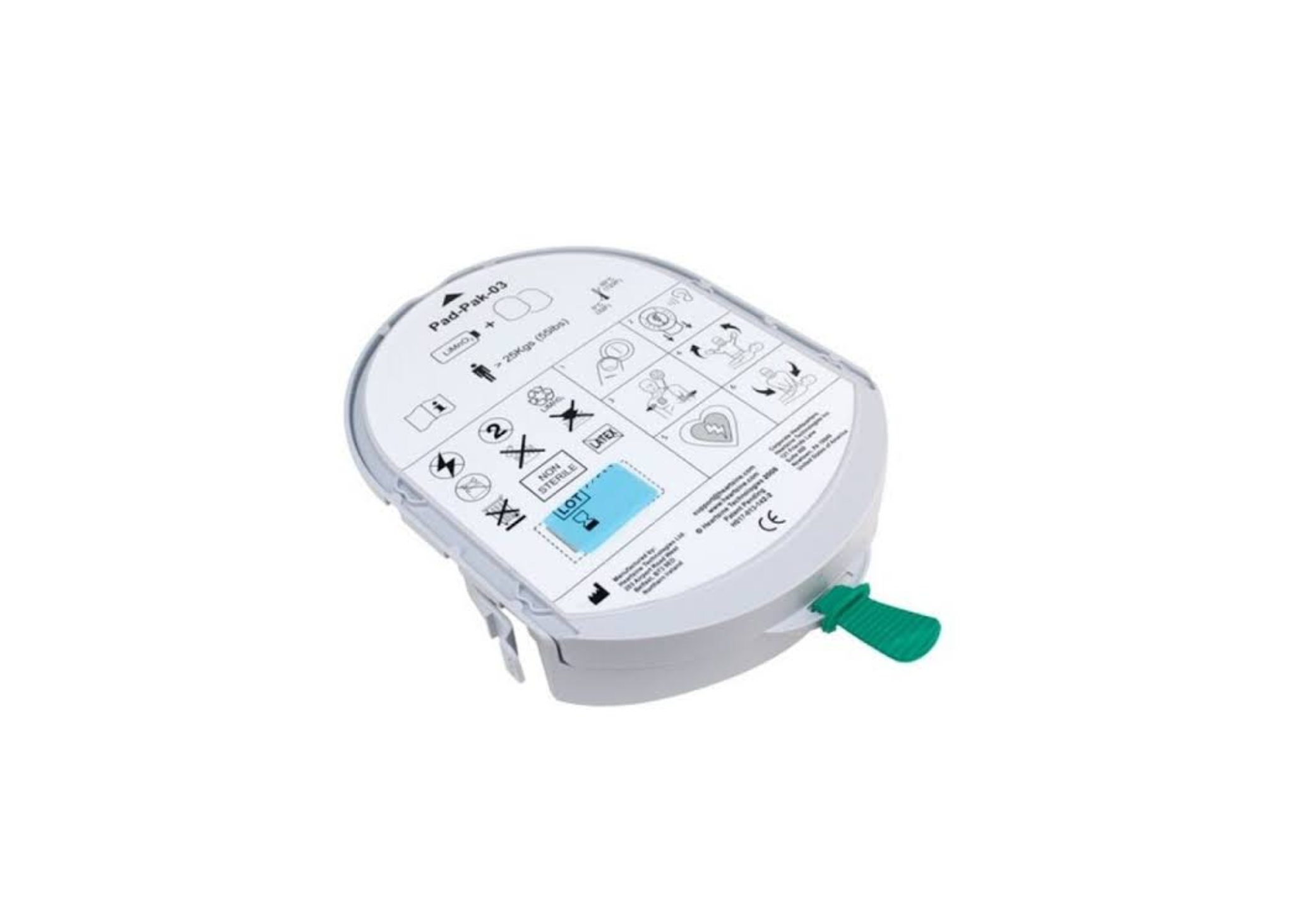 Electrodos HeartSine Pad-Pak